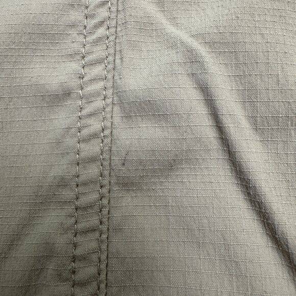 Prana Capri Pants Womens 8 Brown Tan Ankle Zip Straight Leg Outdoor Hiking 32x22 - Picture 8 of 16